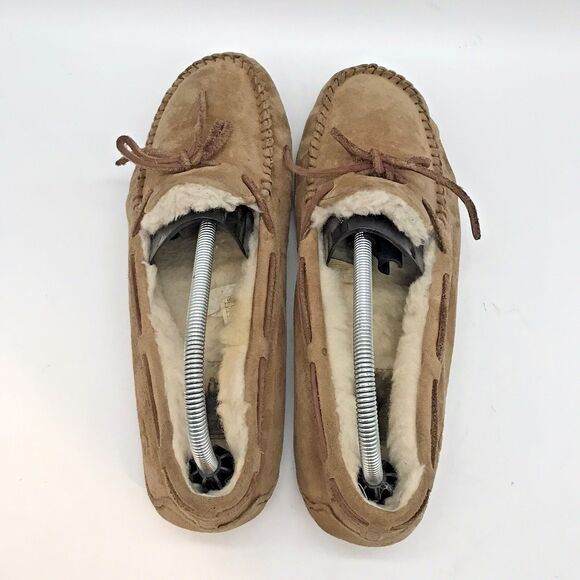 UGG Australia 5612 Dakota Shearling Driving Moccasins Women's 10 Chestnut Loafer - Picture 6 of 12